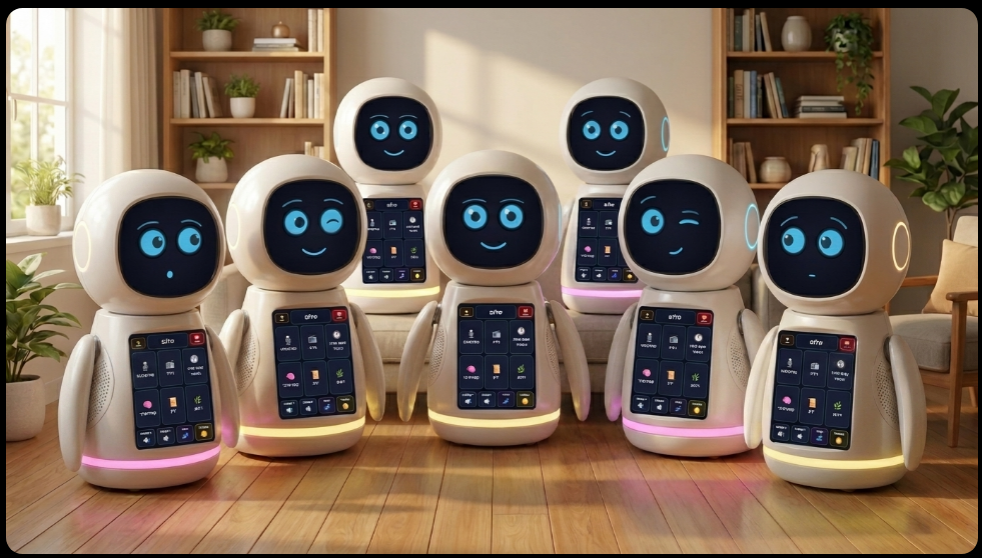 A family of Orion Pro companion devices at home